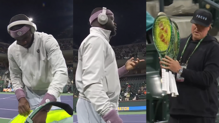   [VIDEO] Tiafoe olvidó sus raquetas en la final del ATP 500 de Acapulco 