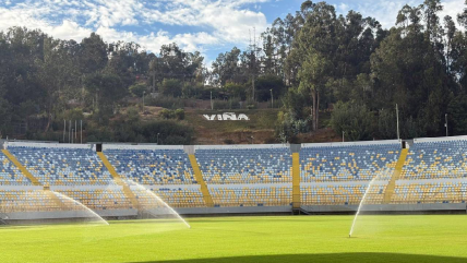   Cancha del Sausalito dejó atrás su mal estado y está en óptimas condiciones para el Everton-Limache 