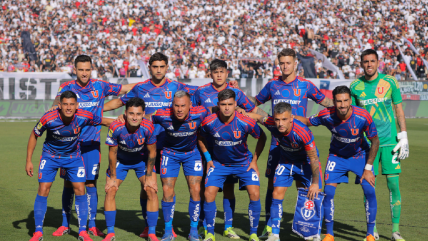 La formación de Universidad de Chile para enfrentar a Palestino en Copa Sudamericana
