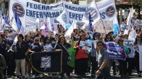 Gremio de enfermería marchó contra la reforma al Código Sanitario