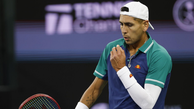 Alejandro Tabilo no pudo ante la jerarquía de Medvedev y se despidió de Indian Wells