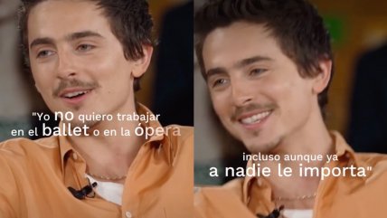  Timothée Chalamet recibe críticas por comentarios sobre el ballet y la ópera  
