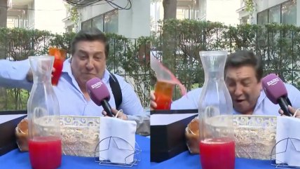   Julio César Rodríguez sufrió estrepitosa caída durante programa en vivo 