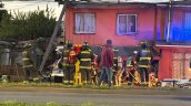 Temuco: Auto quedó incrustado en una casa