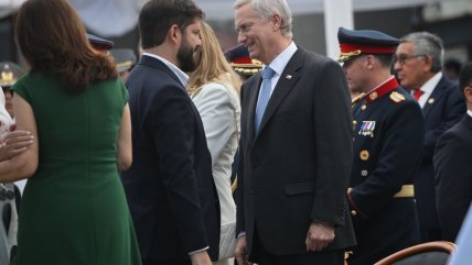 Boric y Kast se encontraron cambio de mando en el Ejército