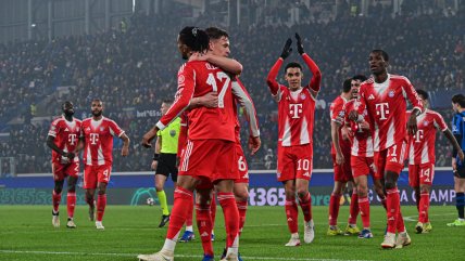   Bayern Munich humilló a Atalanta con goleada tenística en la ida de octavos de la Champions 