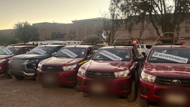 Carabineros desarticuló banda que robaba camionetas en Antofagasta
