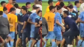 [VIDEO] Miembro del staff de O’Higgins le dio un puñetazo en el estómago al DT de Tolima