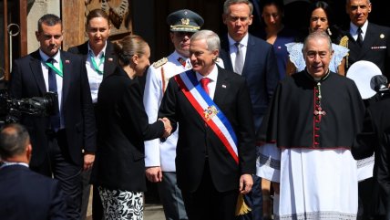   Kast participó en la tradicional Oración Ecunémica, otro de los ritos del cambio de mando 