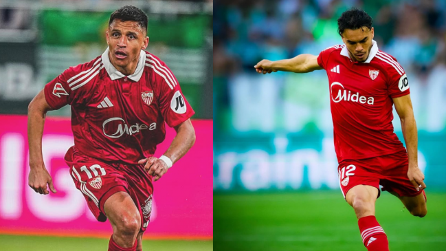 Prensa española: Suazo y Alexis serán titulares en Sevilla para enfrentar a Barcelona