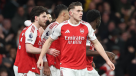 Arsenal batió en la agonía a Everton y sigue firme en la carrera por el título en la Premier League
