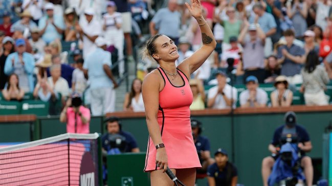 Aryna Sabalenka batalló ante Elena Rybakina y conquistó por primera vez el título en Indian Wells