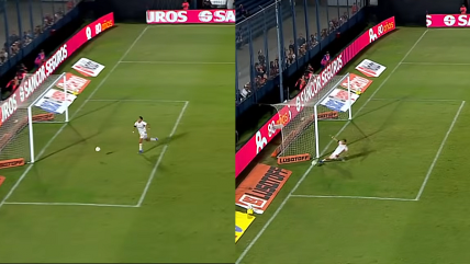 El increíble gol que se perdió Iván Morales en el empate de Argentinos Juniors ante Tigre