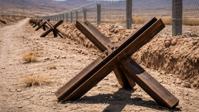 ¿Qué es el erizo checo?: La estructura que contempla el escudo fronterizo del Gobierno