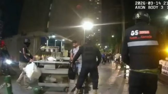 Detienen a sujeto que lanzó un balón de gas a inspector municipal en Meiggs