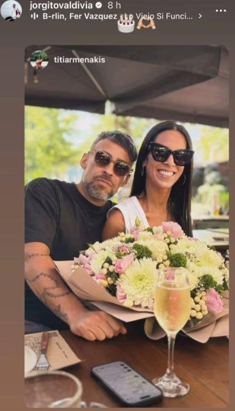 Jorge Valdivia presentó a su nueva pareja en redes sociales