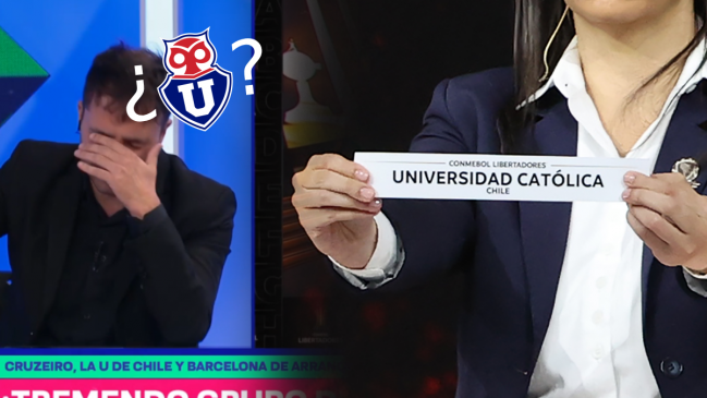 [VIDEO] Comentaristas argentinos confundieron a U. Católica con la U tras sorteo de Libertadores