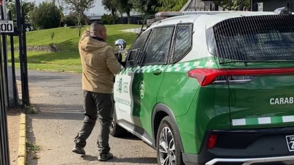   Delincuente se refugió en el Monumental y activó operativo de Carabineros 