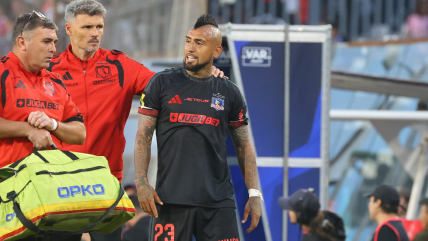   Vidal cometió un penal y salió con dolencias ante Coquimbo Unido 