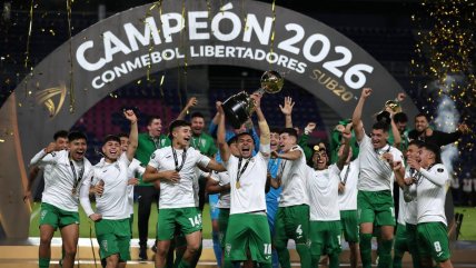   La histórica celebración de Santiago Wanderers tras conquistar la Copa Libertadores Sub 20 