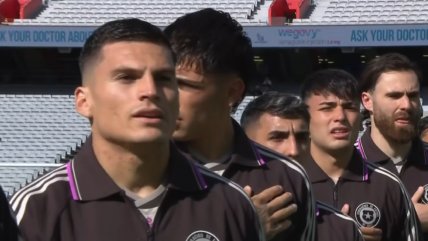   Así se entonó el himno de Chile en Auckland antes del duelo con Cabo Verde 