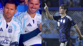 [VIDEO] Aplaudido por Messi: El golazo de Nico Paz en el duelo entre Argentina y Mauritania