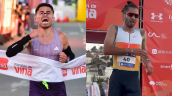 Matías Silva y Carlos Díaz celebraron en el Medio Maratón de Viña del Mar