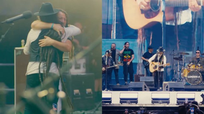 Quique Neira y Gondwana se reencontraron en el escenario tras 23 años