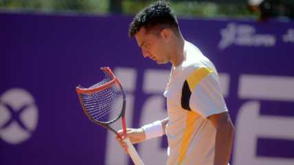   Tomás Barrios cayó ante Murkel Dellien en su debut en el Challenger de Sao Leopoldo 