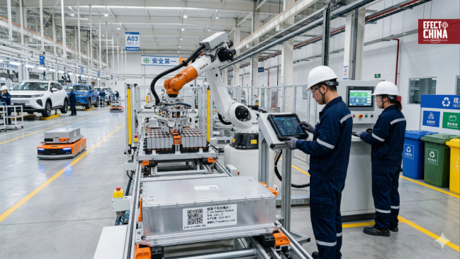 Del fabricante al reciclaje: China implementa trazabilidad obligatoria para baterías