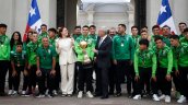 Presidente Kast recibió en La Moneda al plantel sub 20 de Santiago Wanderers