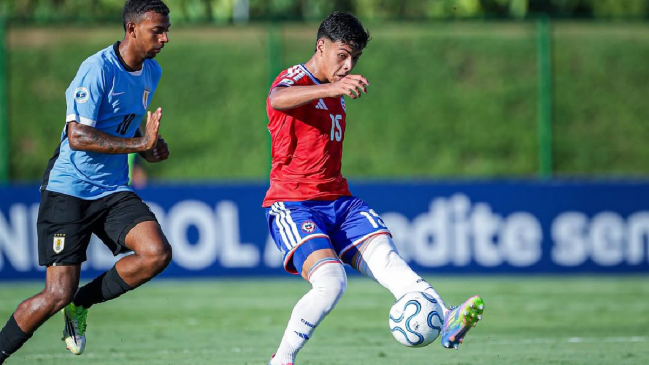 La Roja debutó en el Sudamericano Sub 17 con un agónico empate ante Uruguay