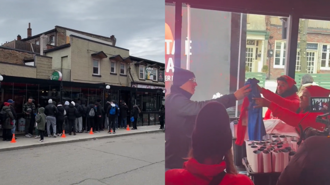 [VIDEO] Canadá propuso cambio de camisetas a los fanáticos de Italia para el Mundial 2026