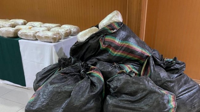 Carabineros incautó 352 kilos de marihuana ocultos en centro de acopio en Calama