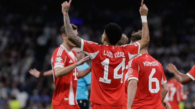   [VIDEO] Luis Díaz definió con clase y marcó el 1-0 de Bayern Munich sobre Real Madrid 