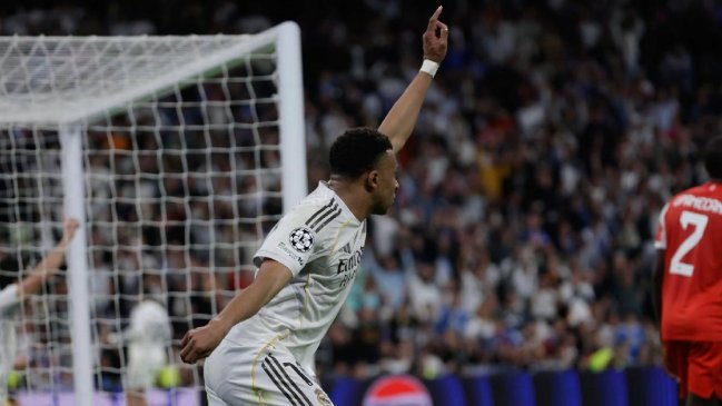 [VIDEO] Kylian Mbappé descontó para Real Madrid ante Bayern Munich