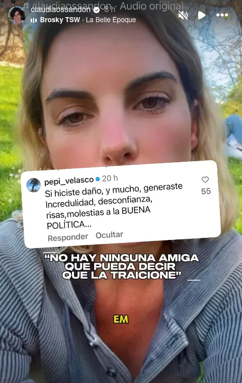 Pepi Velasco criticó a Maite Orsini Pepi Velasco criticó a Maite Orsini