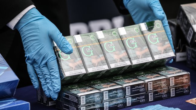 Carabineros incauta 490 mil cajetillas de cigarrillos de contrabando en Coquimbo