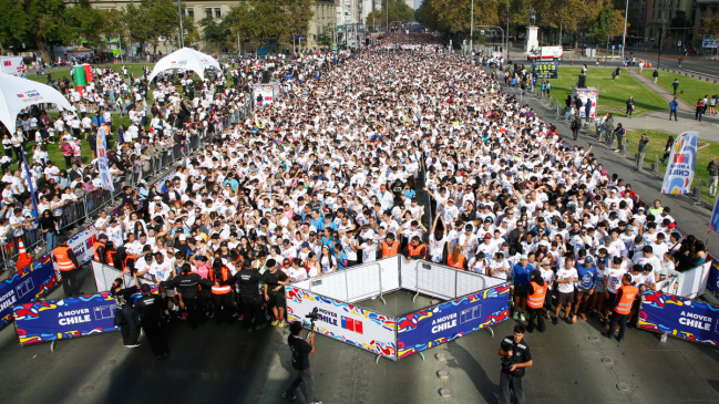 La Corrida Más Grande de Chile superó las 110 mil personas en todo el país