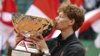 Jannik Sinner celebró su primer título en Montecarlo y el octavo a nivel Masters 1.000