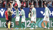 Betis de Pellegrini empató ante Osasuna y acumuló siete partidos sin ganar en La Liga