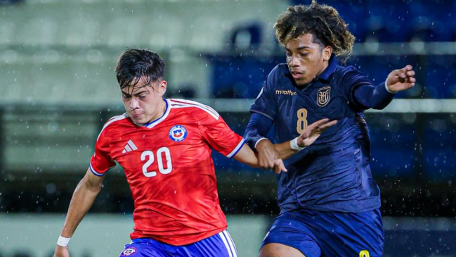 La Roja sub 17 enfrenta a Ecuador en la crucial última fecha grupal del Sudamericano