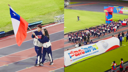   El paso del Team Chile por la obertura de los Juegos Sudamericanos de la Juventud en Panamá 
