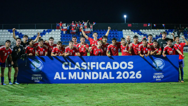Chile jugará su séptimo Mundial sub 17 tras ganar en el play-off del Sudamericano en Paraguay