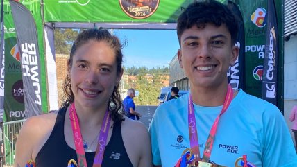   Jorge Pérez y Sofía Pérez ganaron el 10K de Curauma 