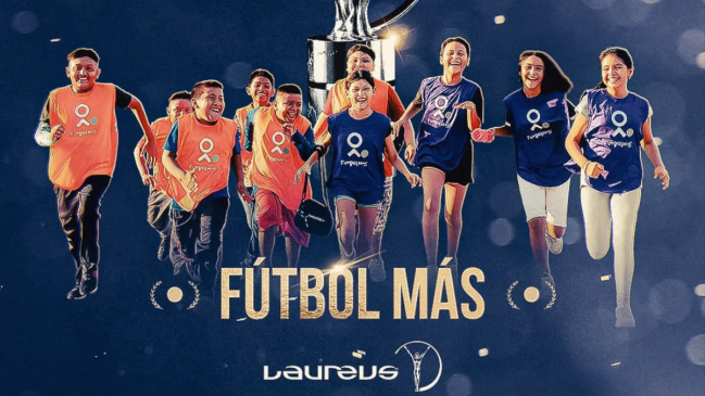 Fundación Fútbol Más recibió el premio Laureus por su aporte social a través del deporte