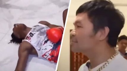   [VIDEO] Manny Pacquiao noqueó al influencer IShowSpeed en encuentro en Filipinas 