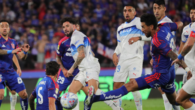 [VIDEO] Lucero se desahogó con su primer gol por la U y abrió la cuenta ante la UC