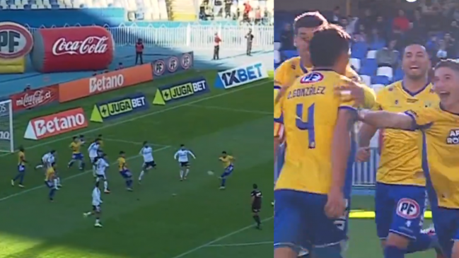 [VIDEO] Osvaldo González marcó un golazo para el empate de U. de Conce ante Colo Colo