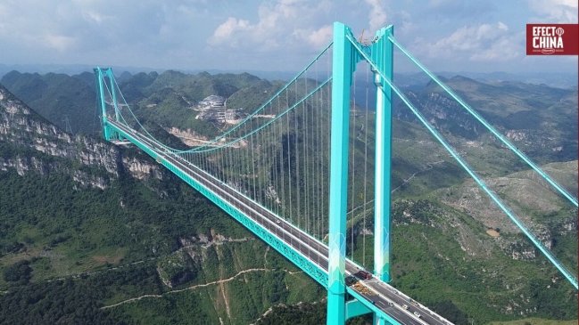 Guinness certificó al Puente Huajiang como el más alto del mundo